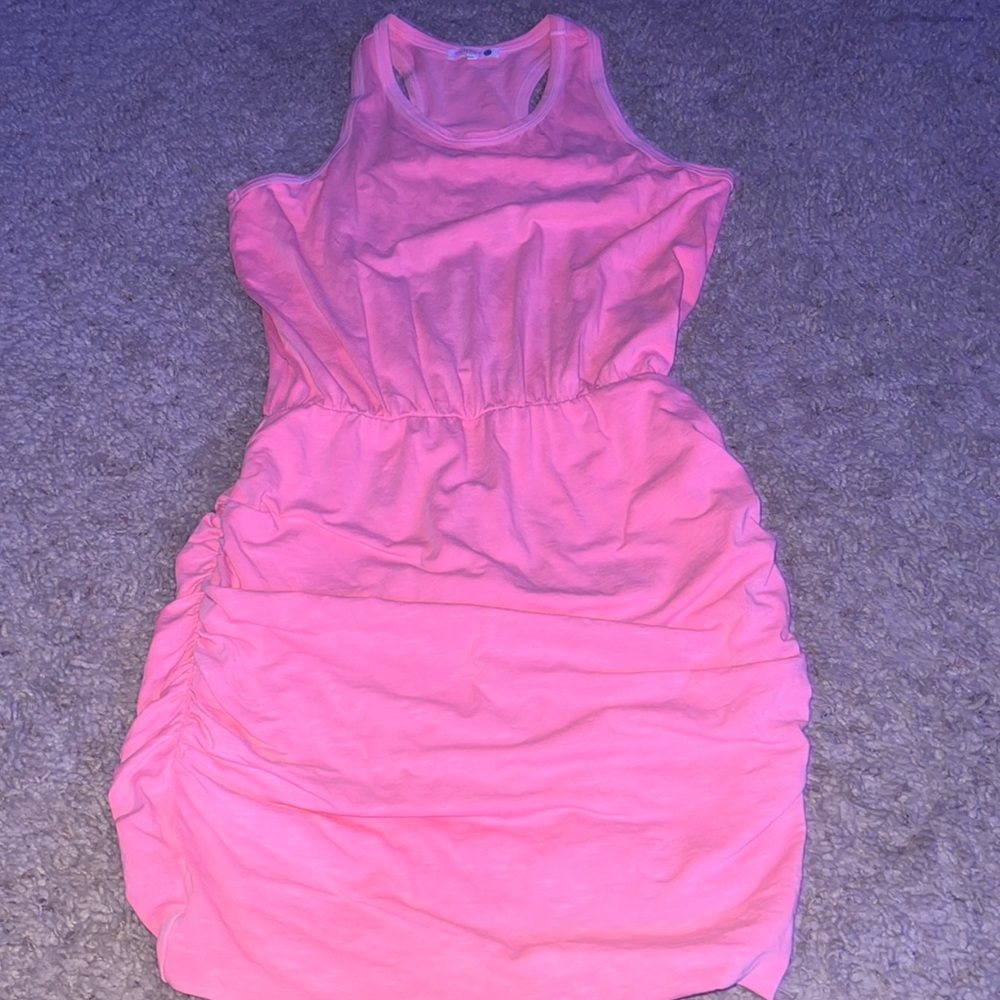 sundry pink dress with pockets. Color: pink. Condition: new.